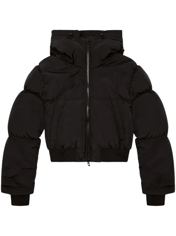 Diesel W-PEYT Puffer Jacket | Black | FARFETCH | Farfetch Global