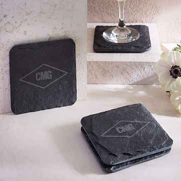 Slate Coasters (Set of 4) | West Elm (US)