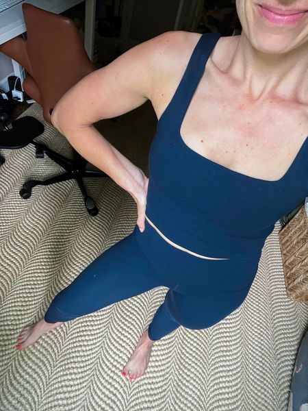 This Amazon workout set has blown my Lululemon sets out of the water. I’m wearing an XS in the top and bottoms. The leggings don’t pill at ALL, but feel just light my Align Leggings (which do pill). 

#LTKFind #LTKSeasonal #LTKfit