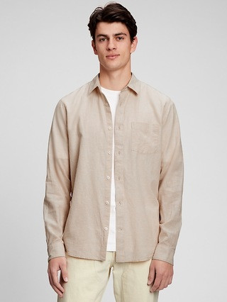 Linen Shirt in Standard Fit | Gap Factory