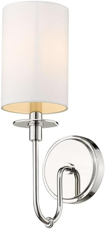 Ella - 1 Light Wall Sconce in Classical Style - 5 Inches Wide by 15.5 Inches High-Polished Nickel... | Amazon (US)