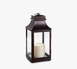 Steffan Stainless Steel Outdoor Lantern | Pottery Barn (US)