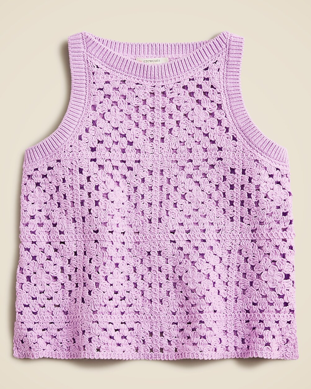 Girls' lace-crochet tank top | J. Crew US