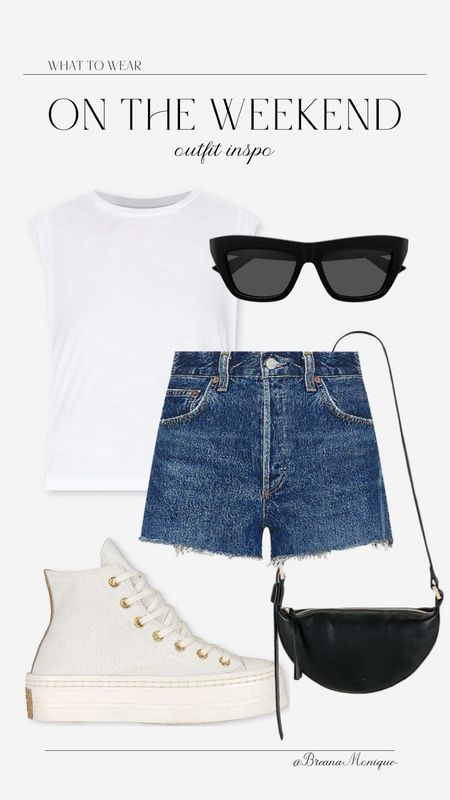 Casual Weekend Outfit | Summer Outfit | denim shorts 

#LTKStyleTip #LTKShoeCrush #LTKSeasonal