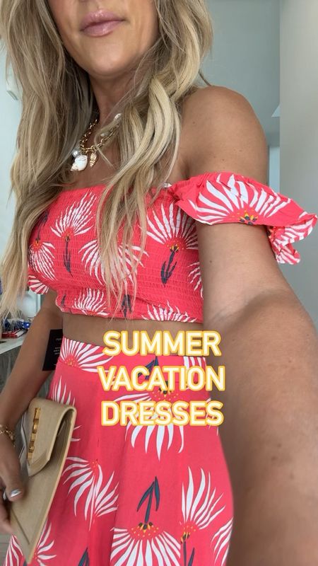 Women’s summer vacation dresses 

#LTKwedding #LTKparties #LTKover40