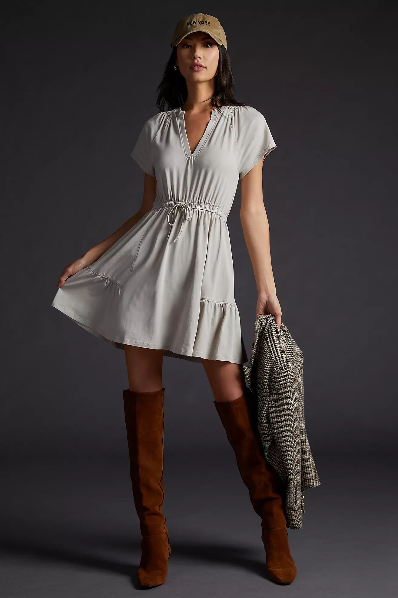 Grey State Sherry Mini Dress | Anthropologie (US)