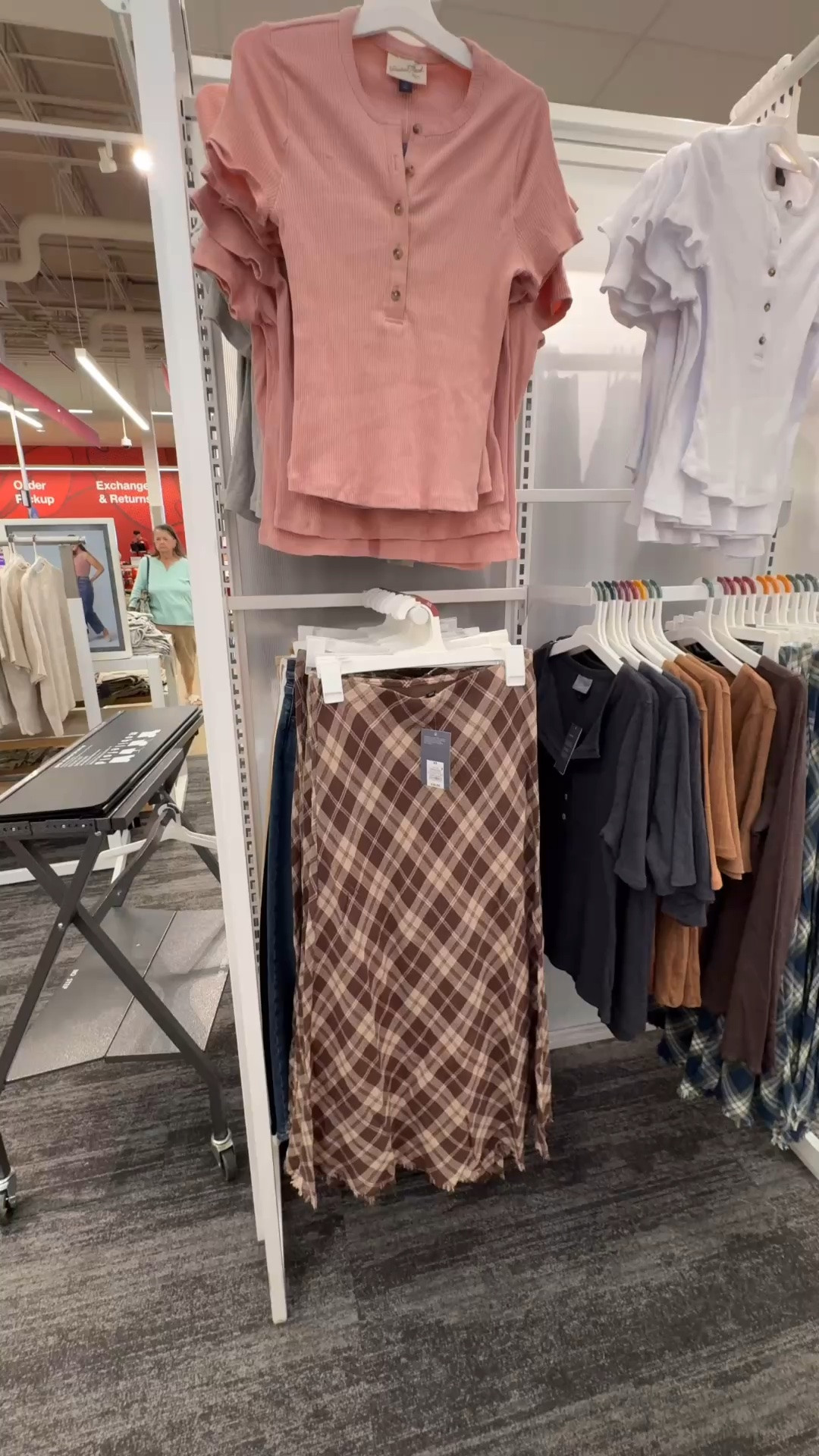 NEW at Target! I’m definitely getting the brown skirt. I can’t stop thinking about it since I left! I need it. Gives all the 90’s vibes. The navy is so pretty too!!

Love the pink plaid lace dress. Looks like FP. 

I’m seeing tall brown boots with both.
Follow and Comment Shop for Links!!

#plaidskirt #90svibe #targetfinds

#LTKSeasonal