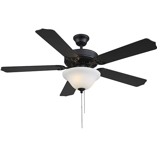 Savoy House First Value Matte Black LED Two Light Ceiling Fan 52 Ecm 589 89 | Bellacor | Bellacor