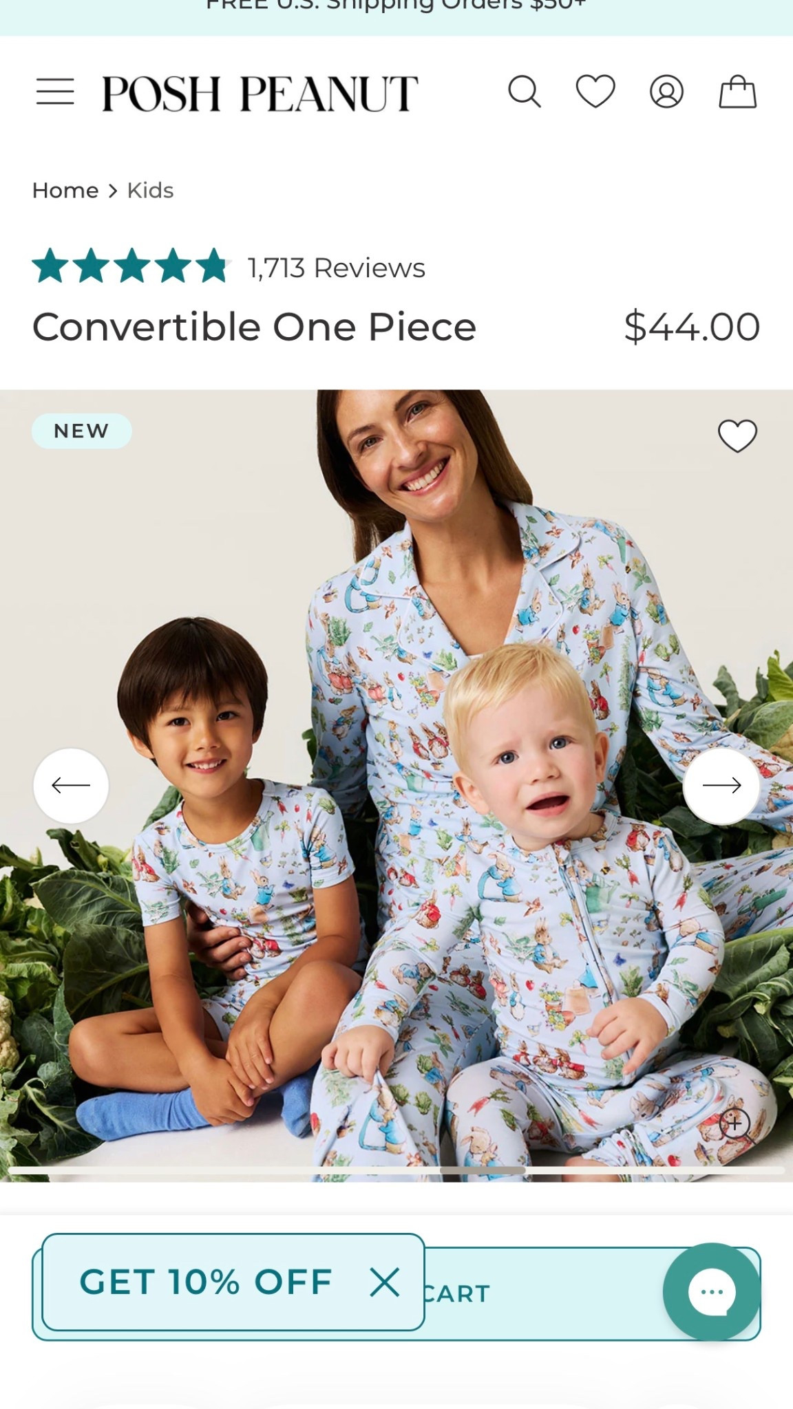 Peter Rabbit matching fam jams just in time for an early Easter this year! Posh Peanut

#LTKKids #LTKBaby