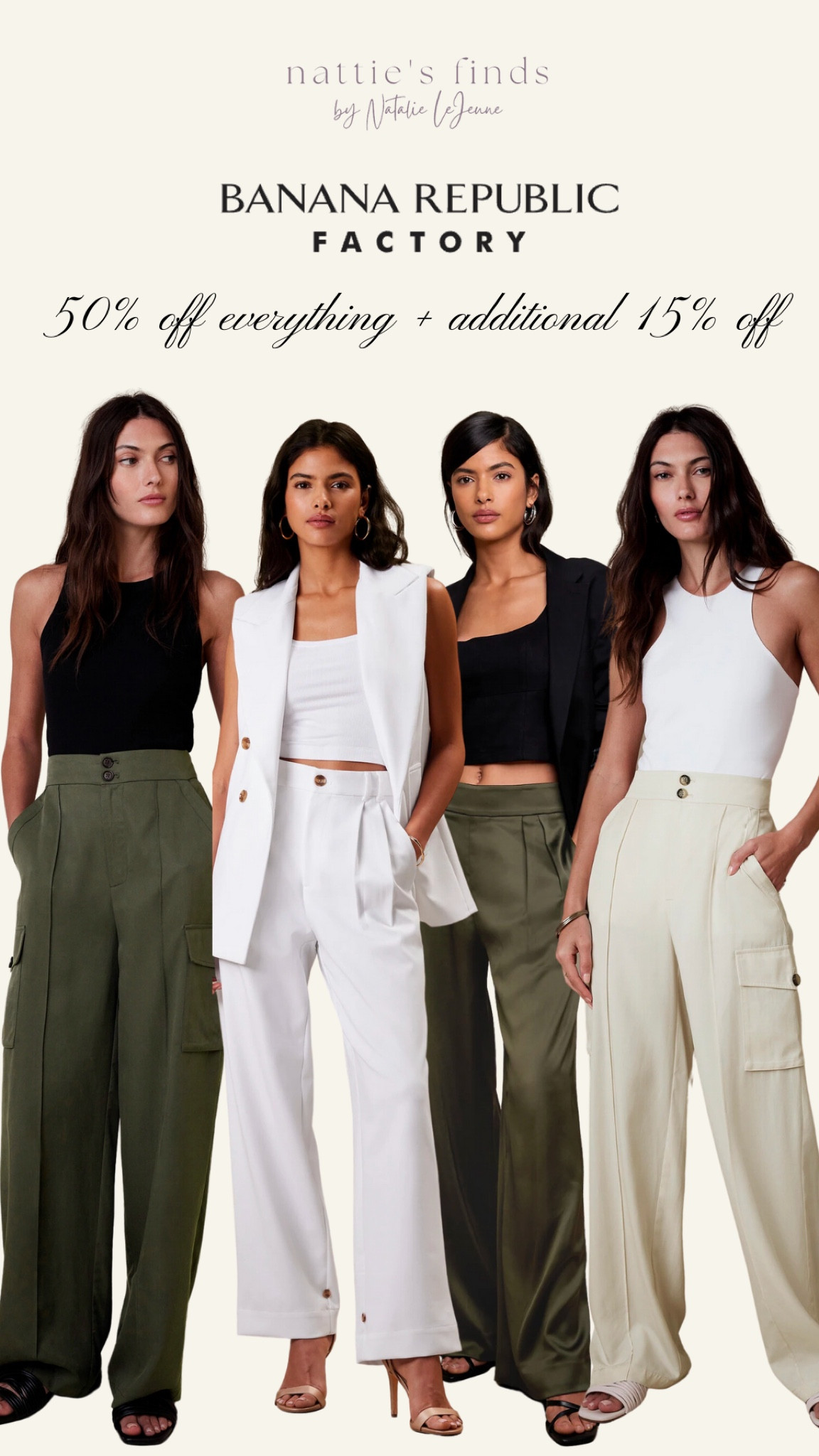 Banana Republic factory is now 50% off everything + an additional 15% off when added to cart! Here’s what I ordered 😍

#LTKworkwear #LTKunder50 #LTKunder100