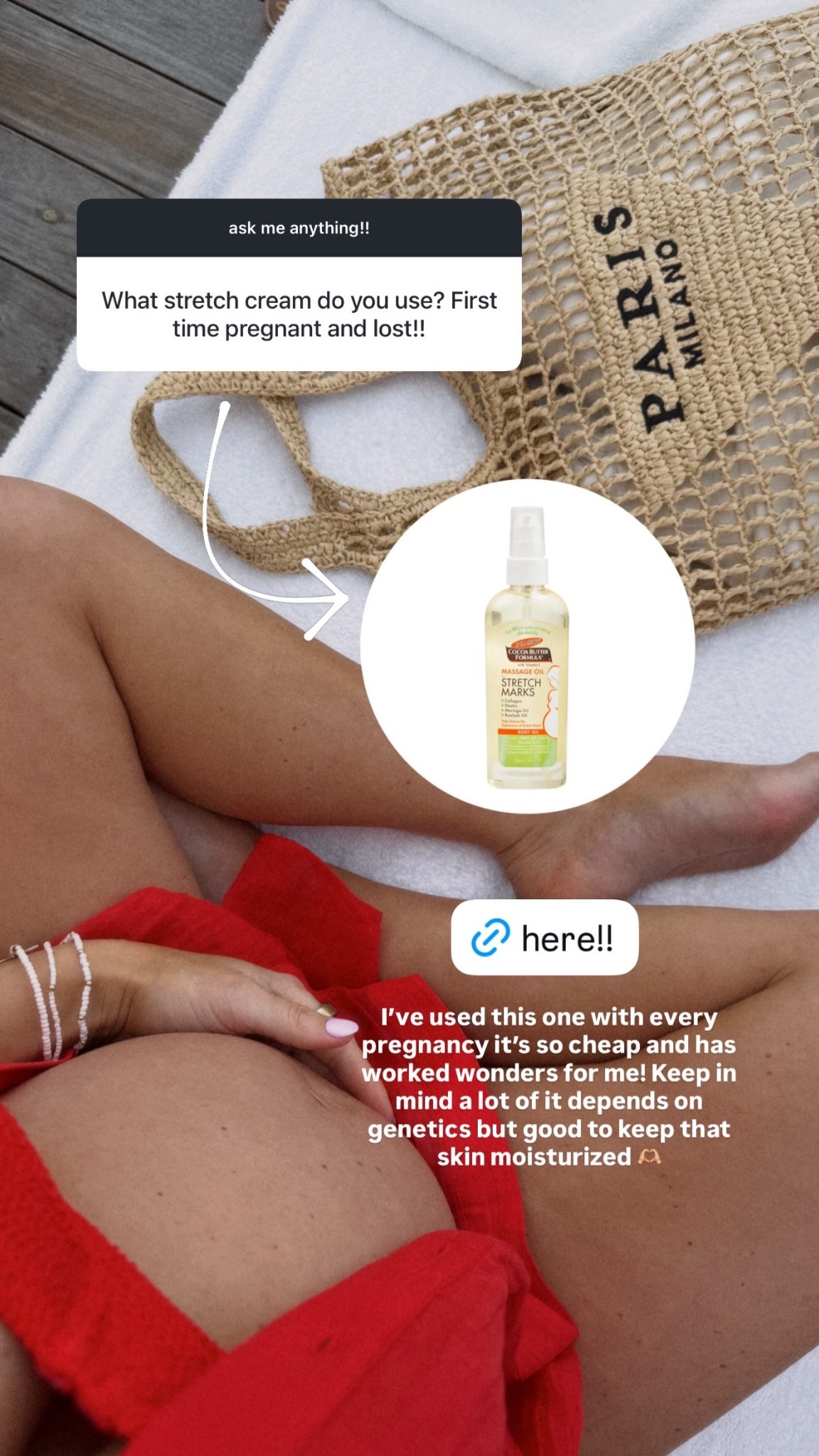 Oil for the bump! Great for stretch marks 

#LTKBump #LTKBeauty #LTKSwim