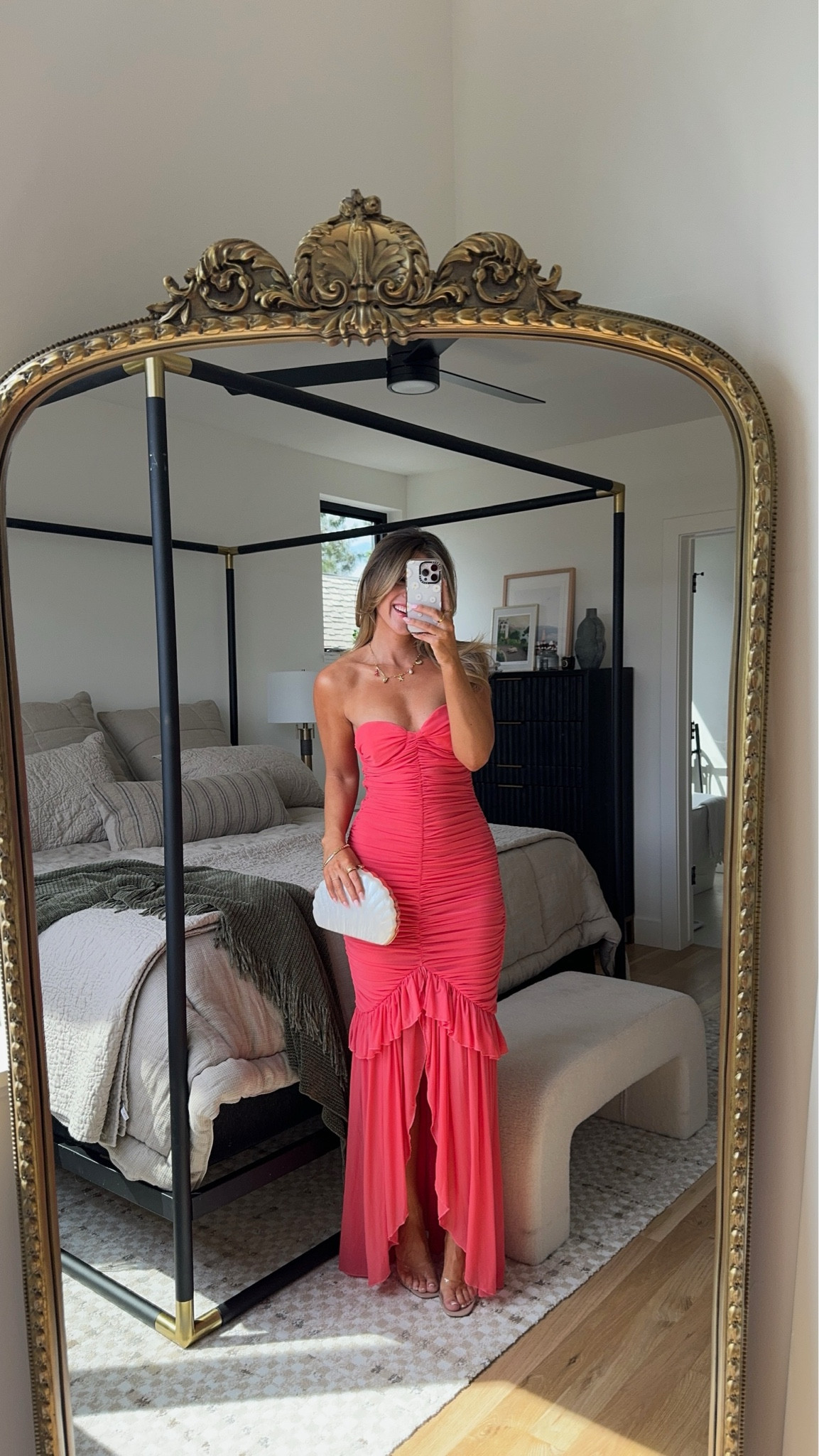 Pink strapped fitted maxi wedding guest dress from lulus fall beach destination travel event dress

Wearing my usual small/2

Nippies code: 15emerson

#LTKWedding #LTKFindsUnder50 #LTKSaleAlert