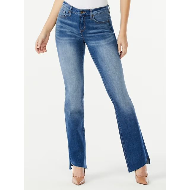 Sofia Jeans Women's Marisol Bootcut High Rise Step Hem Jeans | Walmart (US)