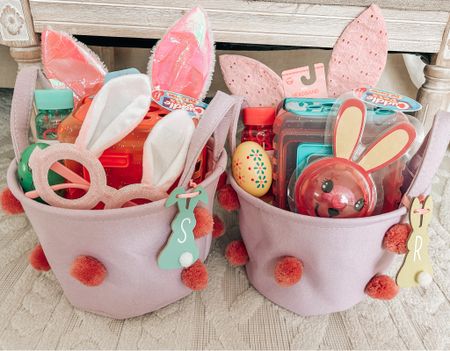 Easter basket, toddler girl Easter basket, Pom Pom Easter basket, Easter tag, Easter bunny, Easter gifts, gift basket, kids gift ideas

#LTKkids #LTKunder50 #LTKfamily
