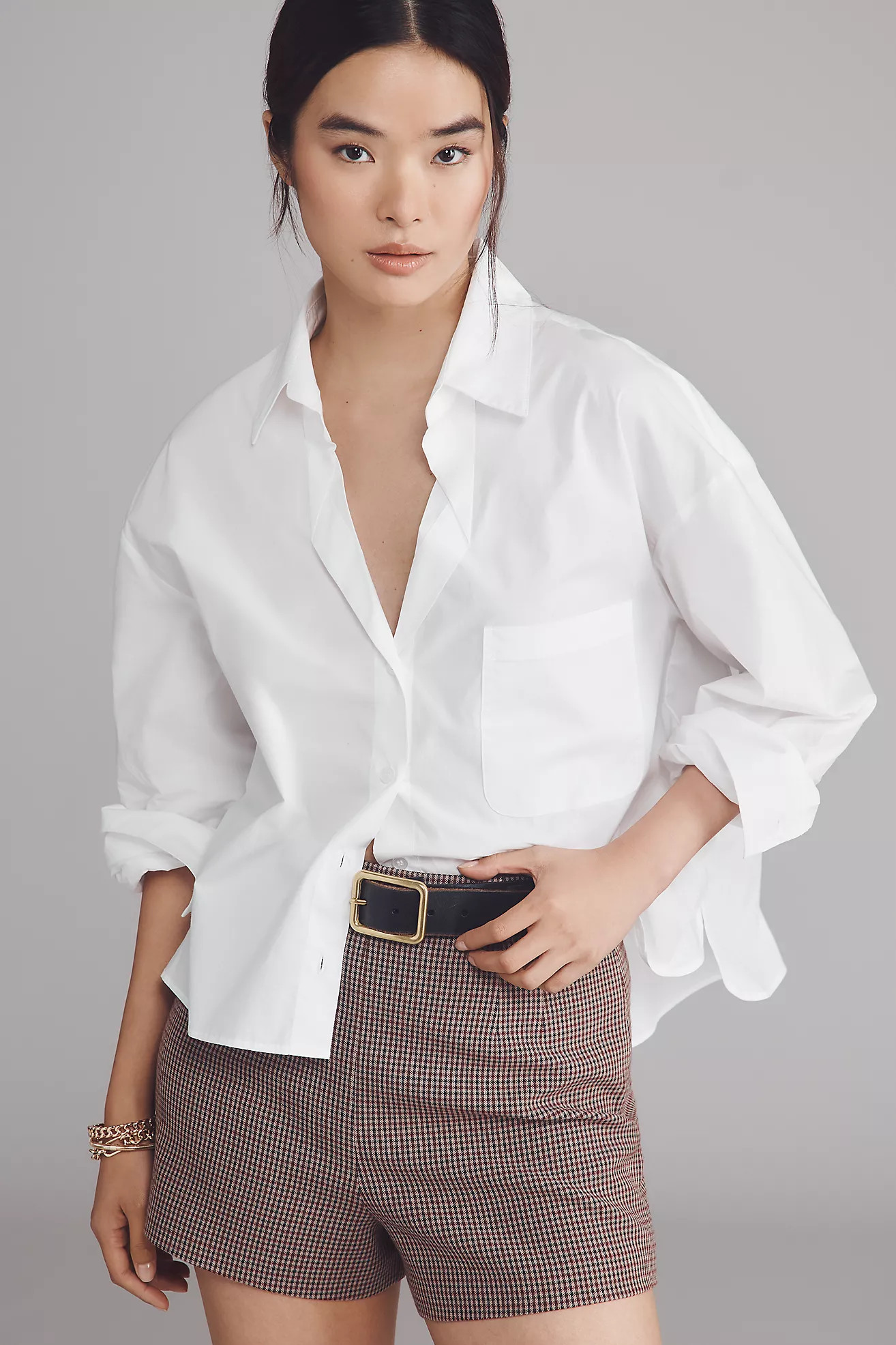 Maeve Oversized Buttondown Shirt | Anthropologie (US)