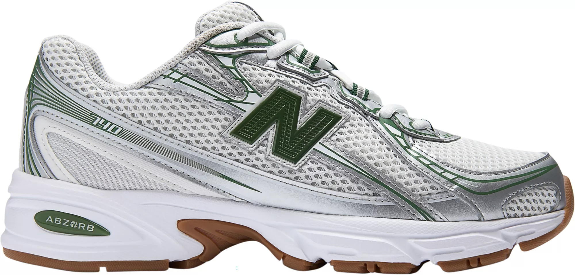 New Balance 740 Shoes, Men's, M11/W12.5, Grey Matter/Alpine Green | DICK'S Sporting Goods