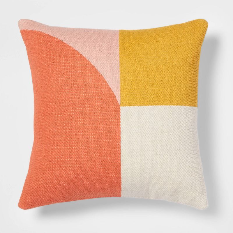 Color Block Square Throw Pillow - Threshold™ | Target