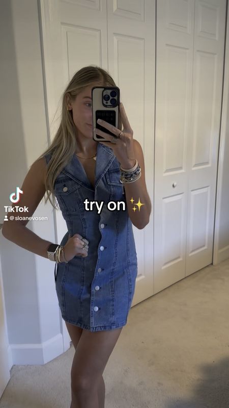 Lulus denim mini dress. 
 #outfit #fashion #style #ootd #ootn #outfitoftheday #fashionstyle  #outfitinspiration #outfitinspo #tryon #tryonhaul #fashionblogger #microinfluencer #fyp #lookbook #outfitideas #currentlywearing #styleinspo #outfitinspiration outfit, outfit of the day, outfit inspo, outfit ideas, styling, try on, fashion, affordable fashion. 

#LTKSeasonal #LTKstyletip #LTKU