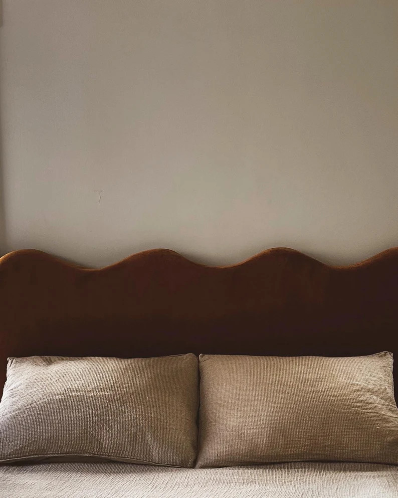 Trendy Ondas Velvet Headboard - LOS ANGELES AREA only | Etsy (US)