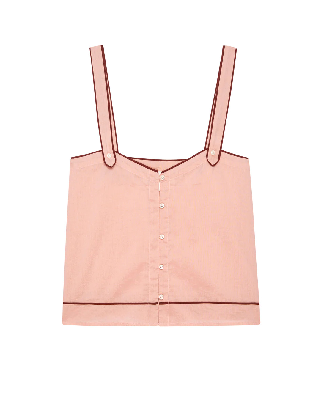 The Western Sleep Cami. -- Rose Bloom | THE GREAT.