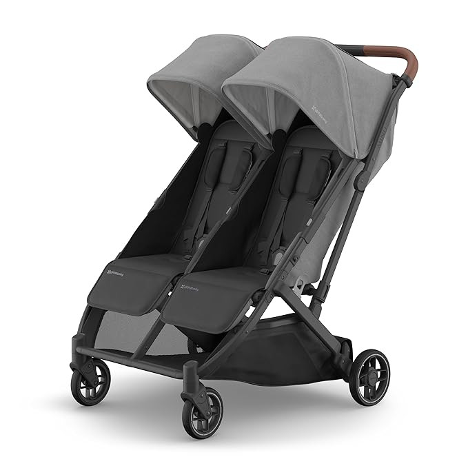 UPPAbaby Minu Duo Side-by-Side Double Stroller - Lightweight + Compact Design for Travel - Easy F... | Amazon (US)