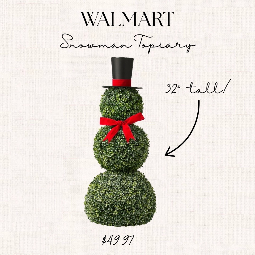 New Walmart Christmas find 2025 (I plan on giving mine a new ribbon and maybe adding some lights) 

#LTKHome