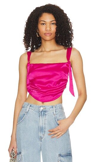 Gracie Bustier Top in Hot Pink | Revolve Clothing (Global)