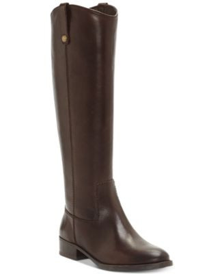 I.N.C. International Concepts Fawne Riding Leather Boots Created For Macys Regular Wide Calf Extra Wide Calf | Macy's