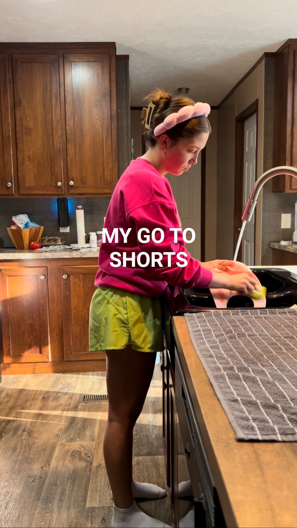 MY FAVORITE SHORTS!!! 🫧🦋🌷🤭
wearing a size medium. size reference about 5’4 128lbs. bought after my first baby for postpartum and am still loving them after my second baby!! originally got these at TJMAXX! #mom #shorts #summer #spring 

#LTKActive