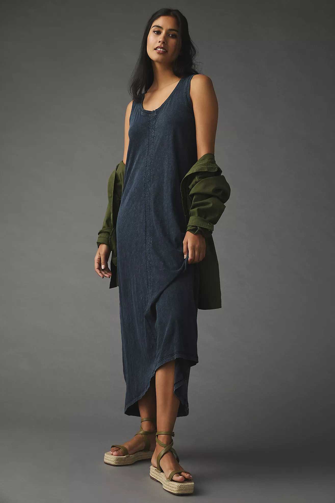 Daily Practice by Anthropologie Lounge Midi Dress | Anthropologie (US)