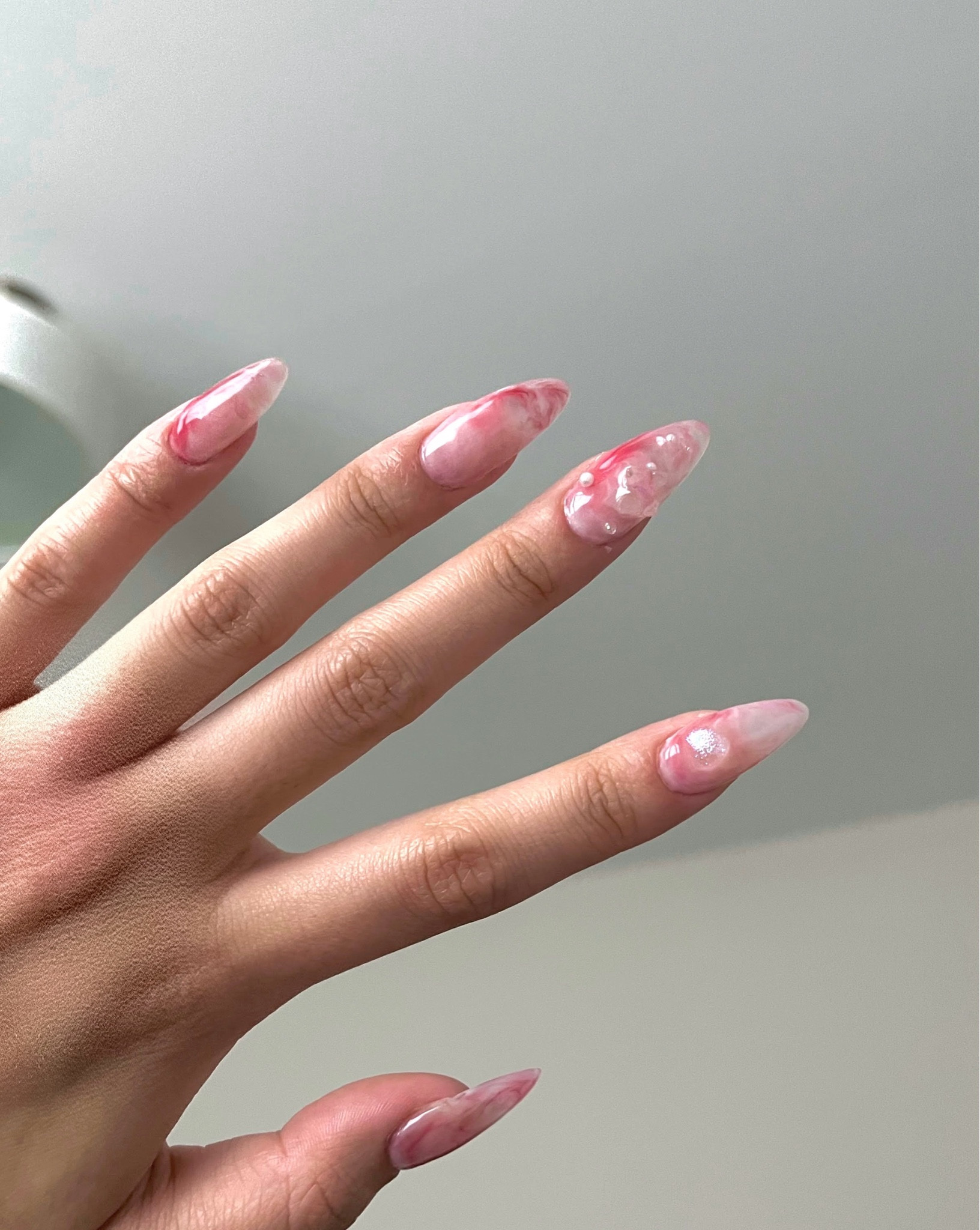 pink aura nails 

#LTKBacktoSchool #LTKBeauty #LTKStyleTip