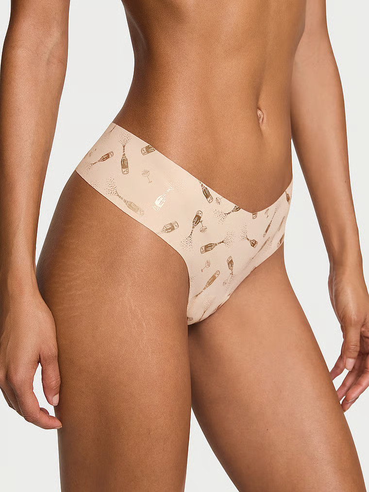 Buy No-Show Thong Panty, Champagne Shimmer Flutes - Order Panties online - Victoria's Secret US | Victoria's Secret (US / CA )