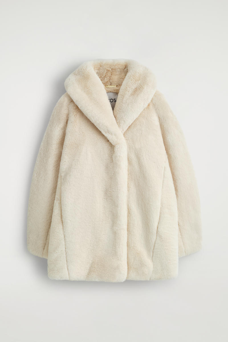 Shawl-Collar Faux Fur Jacket | COS UK