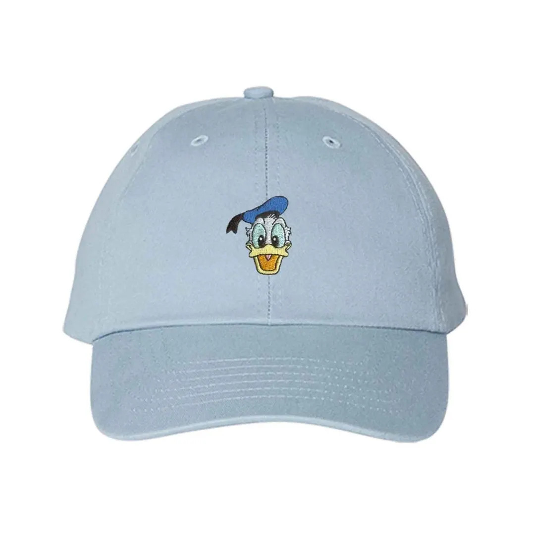 Donald Duck Hat, Adult Kids Sizes, Retro Donald Embroidered Hat, Mickey Friends Hat, Magic Kingdo... | Etsy (US)