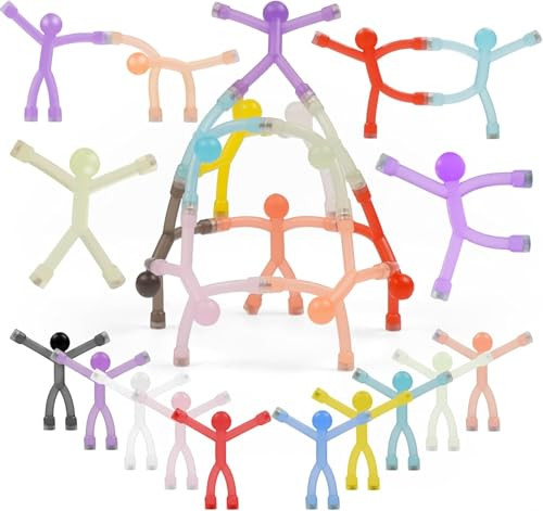Grtard 20 Pack Magnetic People Figures, Colorful Humanoid Magnetic Men, Fridge Cute Magnet Men for Ages 15+, Funny Man Magnet People Guys, Fridge Magnets for Refrigerator, Office, Locker Decor | Amazon (US)