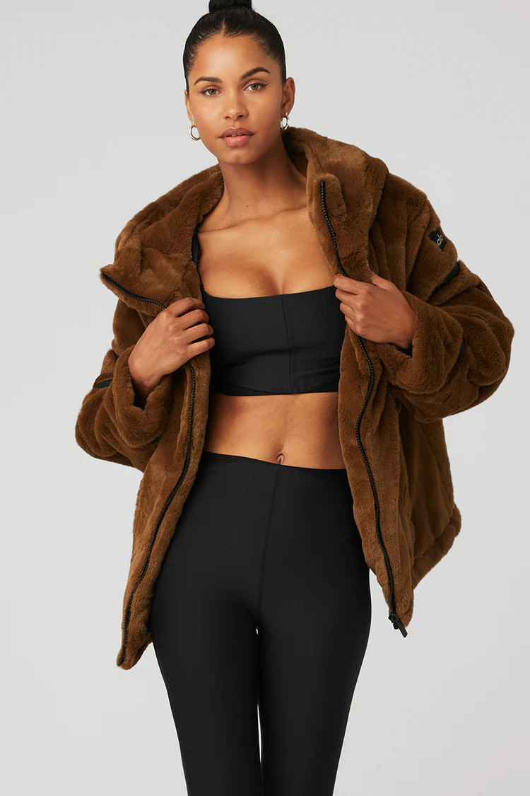 Knock Out Faux Fur Jacket | Alo Yoga (US)