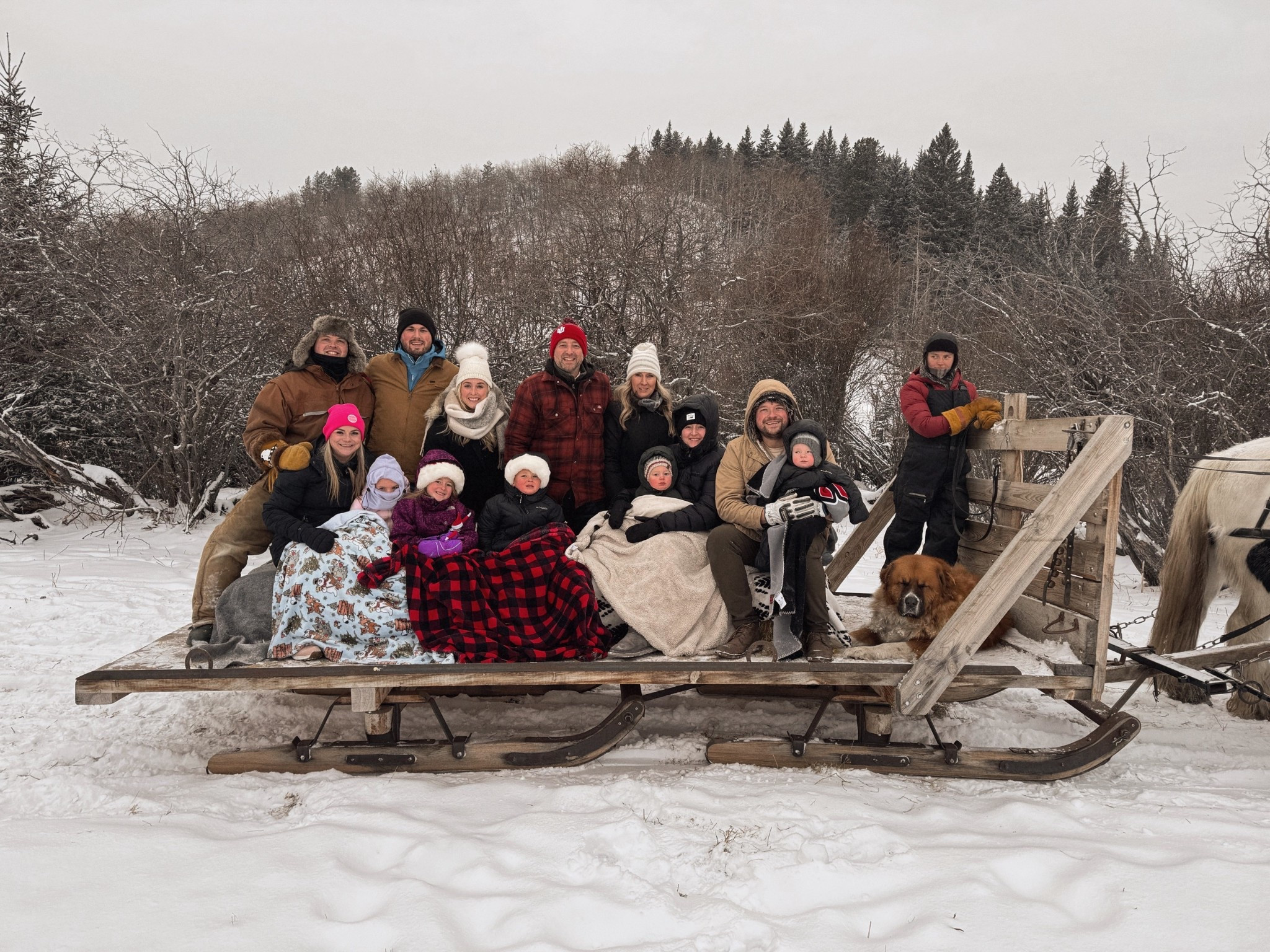 Annual Christmas Eve sleigh ride ❄️🛷

#LTKHoliday