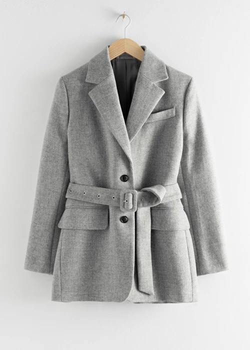 Square Buckle Belted Blazer | & Other Stories (EU + UK)