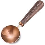 Measuring Spoons Stainless Steel Set of 4 - Rose Gold with Wood Handle Golden Baking Measuring To... | Amazon (US)