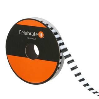 3/8" x 4yd. Striped Ribbon by Celebrate It™ Halloween | Michaels Stores