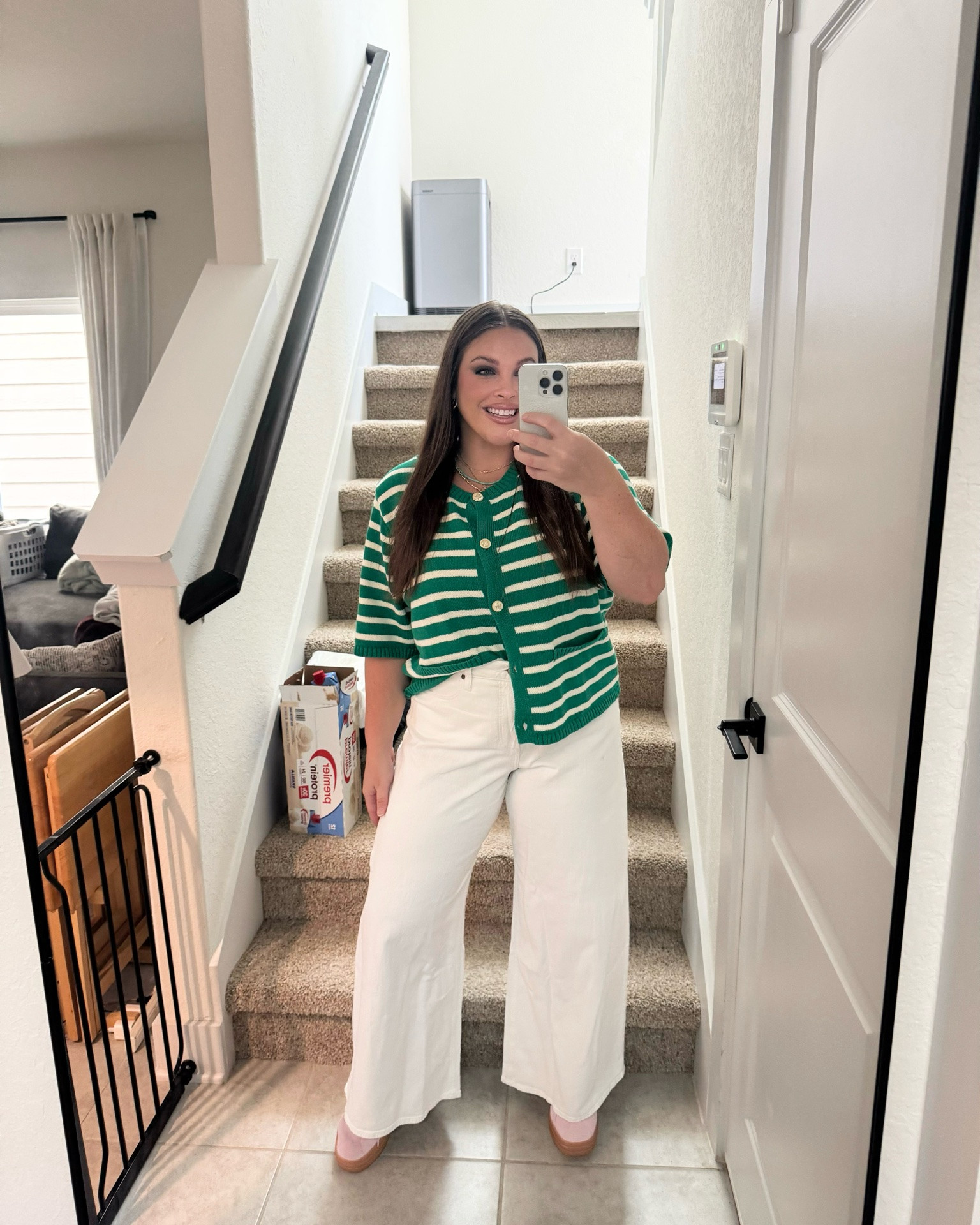 Work from home outfit 💚✨

#LTKootd #LTKMidsize #LTKWorkwear
