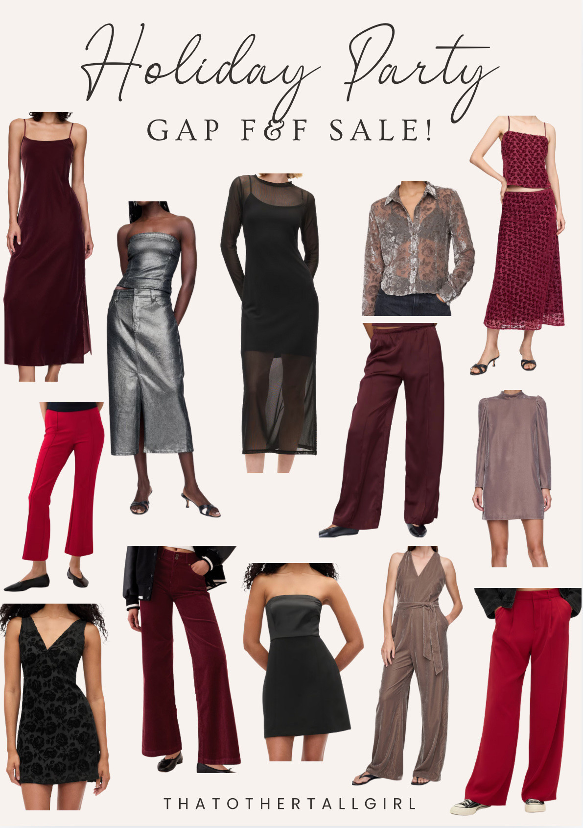 Gap F&F sale 40% off everything! (Ends 10/31) extra 20% off code: ADDON (ends 10/30) holiday party outfits (available in lengths!) 

#LTKHoliday #LTKParties #LTKSaleAlert