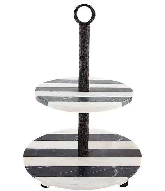 Mud Pie Circa Marble & Black Tier Server | Dillard's | Dillard's