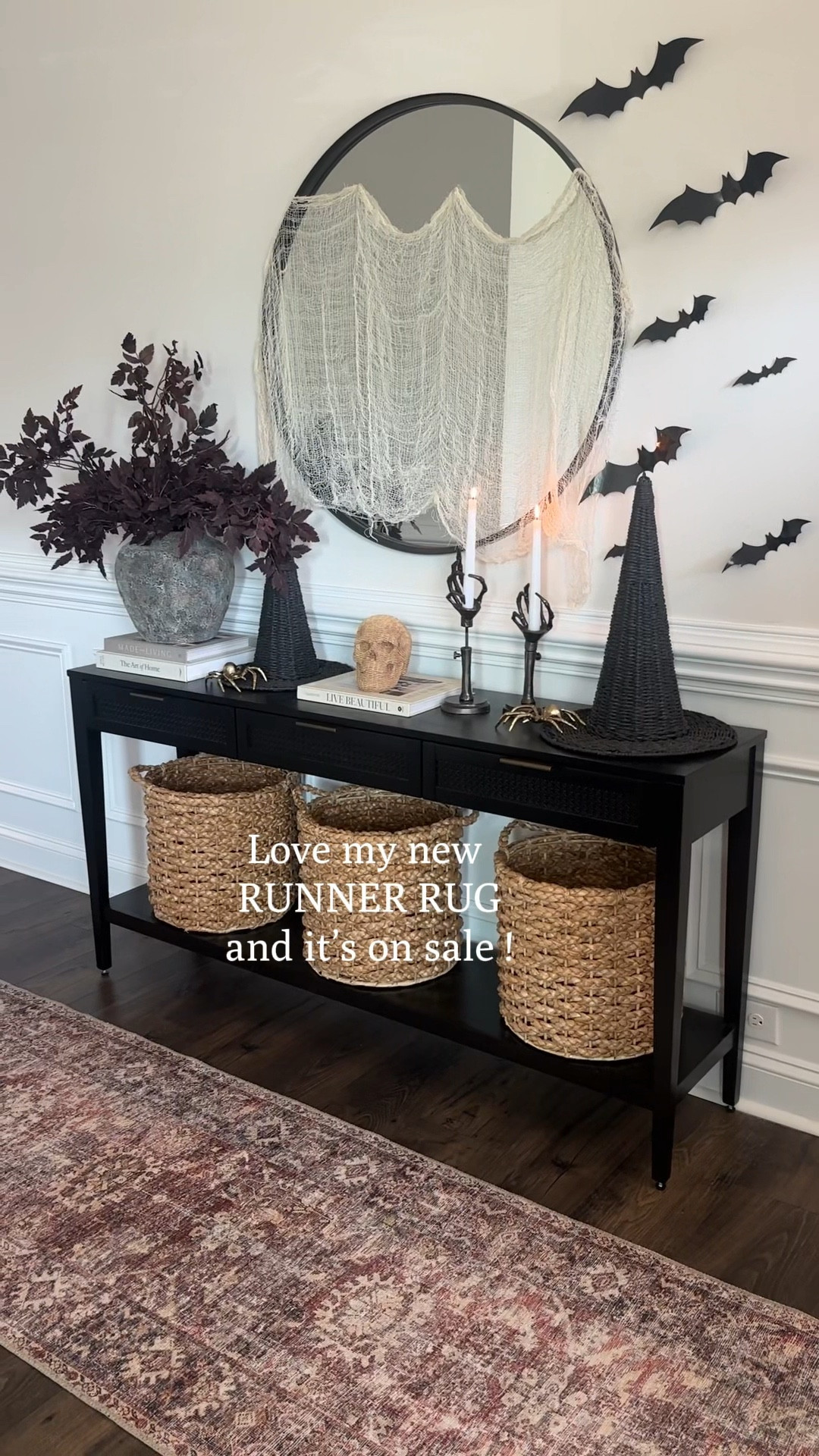 Runner rug on sale ! 




Entryway decor, entryway rug, runner rug, area rug, sale alert, fall decor, Halloween decor 

#LTKVideo #LTKHome #LTKxPrimeDay