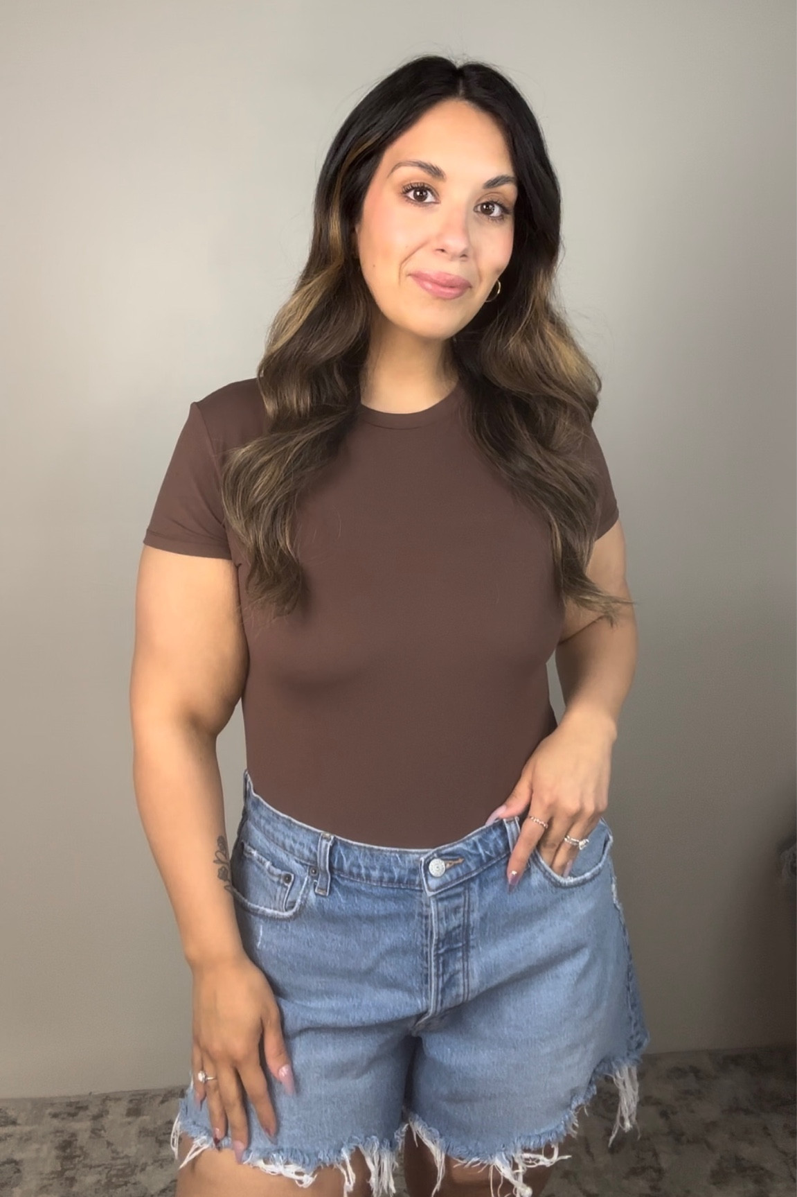 Love this stretchy but snatching bodysuit from Amazon for $26! 

Comes in a ton of other colors - wearing a size XXL for a more comfortable fit in the 🍑 area! 


#skims
#bodysuit
#bodysuitunder30
#amazon
#amazonfashion

#LTKstyletip #LTKunder50 #LTKcurves