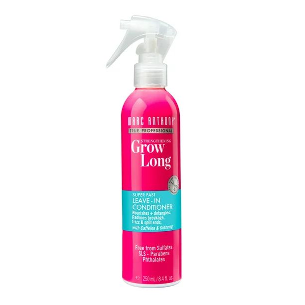 Marc Anthony Grow Long Leave-In Conditioner with Caffeine & Ginseng, 8.4 fl oz | Walmart (US)