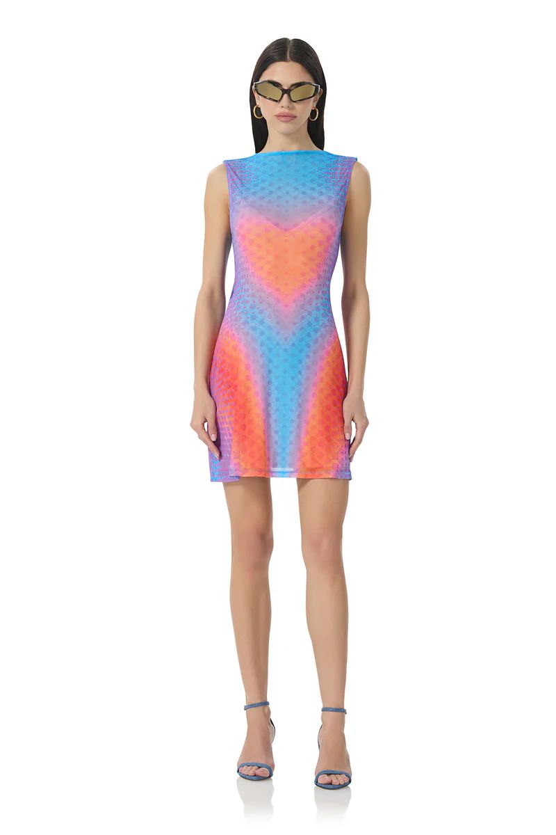 Mynt Mini Dress - Cyber Heart | ShopAFRM
