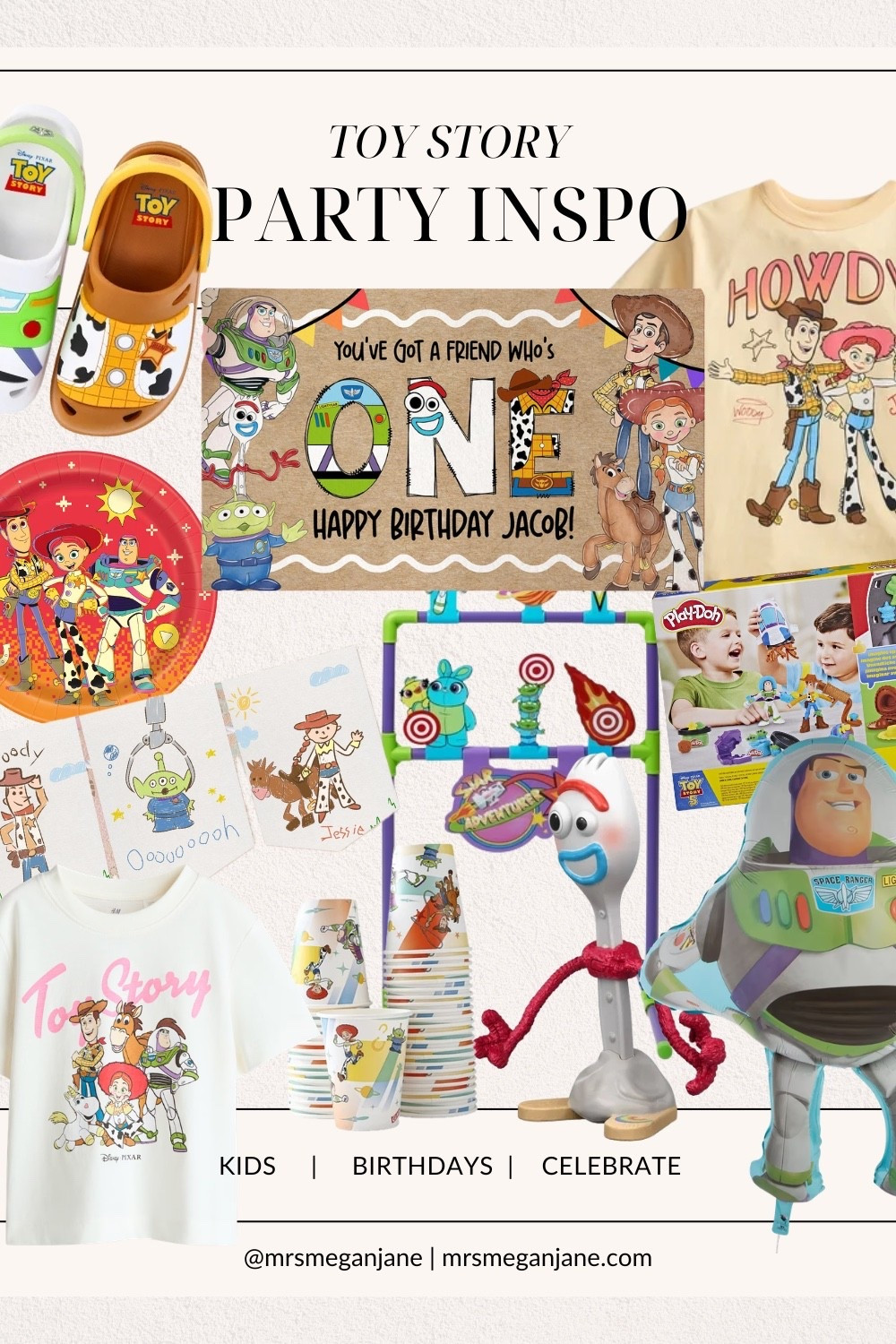 Toy Story Party Inspo Your Little One Will LOVE 🤠🚀

Rounding up the cutest Toy Story party finds so you don't have to scroll for hours. We're talking plates, cups, balloons, character tees, Crocs, and even a custom birthday banner — everything for the ultimate Toy Story birthday party. 

Tap to shop it all and save this for when party planning season hits! 📌
#toystory #toystoryparty #kidsbirthday #birthdayparty #toystorydecor #ltkkids #ltkfamily #disneykids

#LTKmomlife #LTKKids