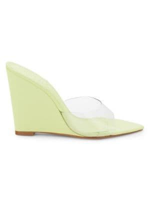 Luci Transparent Wedge Sandals | Saks Fifth Avenue OFF 5TH