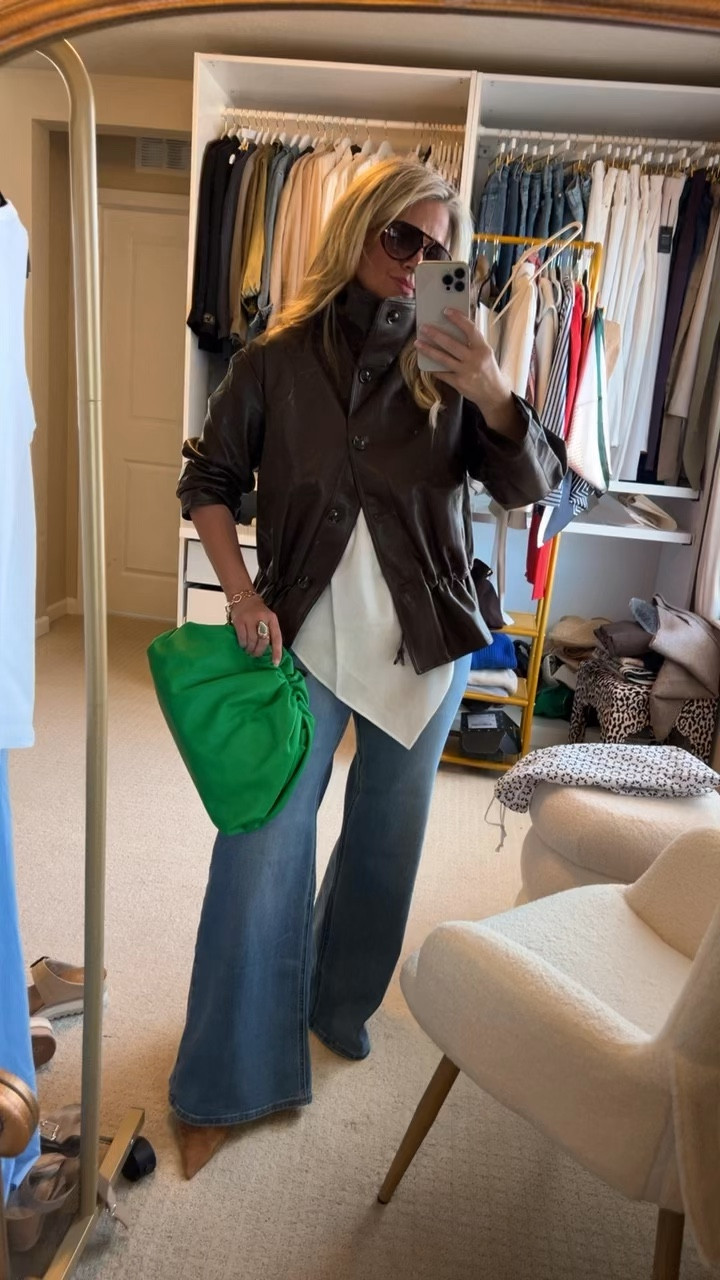  ✨Tap the bell, save and ❤️ for over 40 fashion, midlife style, midsize fashion and luxury looks for less. 

⬇️Sizing information:
Halter large (size down if in between sizes.)
Jeans 10 (size down if in between sizes.)
Jacket (m) (size down if in between sizes.) 

Date night stressed me out…
I didn’t feel like myself anymore.

I’d stand in my closet trying on outfit after outfit…
and nothing felt right.

Everything clung.
Everything felt off.
And I kept thinking it was my body.

But it wasn’t.

I just didn’t know how to build my outfits for this season of life.

So I changed the strategy.

✔️ Lift (bring the eye up)
✔️ Skim (nothing clings)
✔️ Balance (fix proportions)

That’s my anti-pooch strategy.

Same body…
different approach.

And this look?
Affordable, effortless, and finally feels like me again.


Save this for your next “nothing feels good” moment
Share with a friend who’s been standing in her closet feeling stuck

👑 Helping you look good, feel good — Lindsey Denver

Follow my LTK @Over40andmidlife on the @shop.LTK app to view this post and get my exclusive app-only content!

#liketkit #LTKMidsize #LTKOver40 #LTKPlusSize
@shop.ltk
https://liketk.it/67Rox